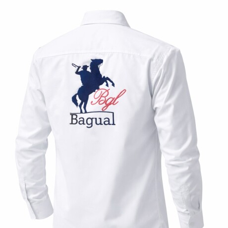 Camisa Criolla Caballero Bagual Blanca