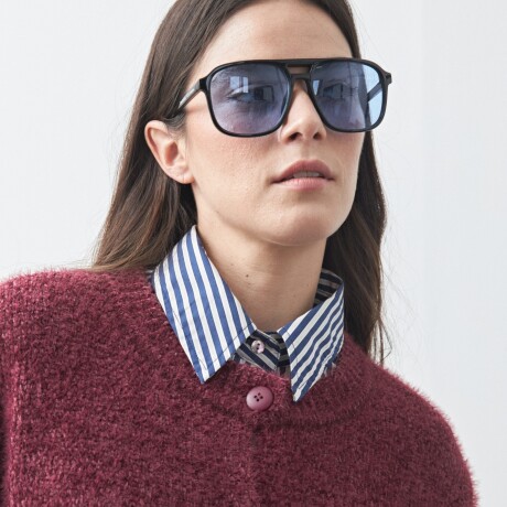 CARDIGAN COYOACÁN Bordó Merlot