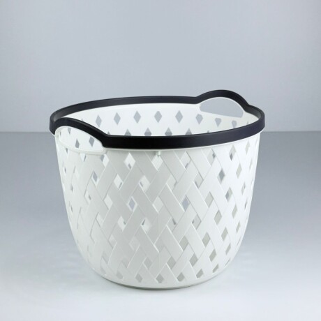 Canasto Organizador Multiuso Circular G – Blanco Canasto Organizador Multiuso Circular G – Blanco