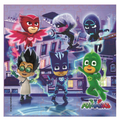 Alfombra de Goma Eva 30 X 30 cm 9 Piezas Pj Masks 001