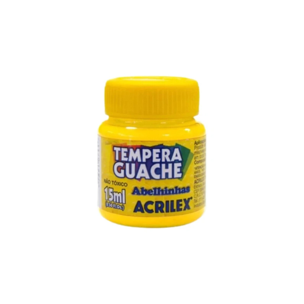 Témpera Acrilex 15 ml - Amarillo 