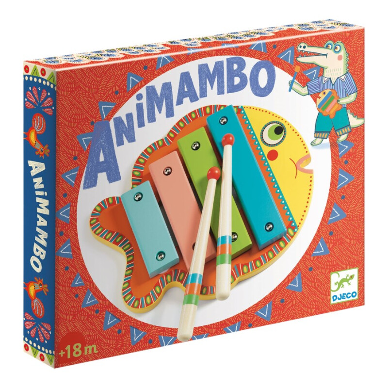 Xilófono Madera Pez Animambo Djeco Xilófono Madera Pez Animambo Djeco