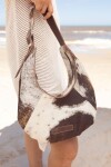 Cartera Aruba Marrón y Blanco