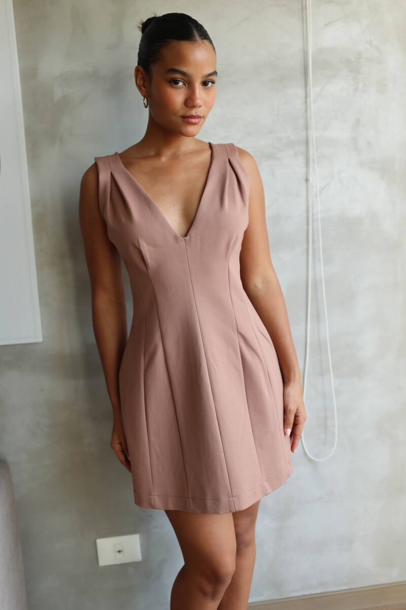 VESTIDO MARGOTT TOPO