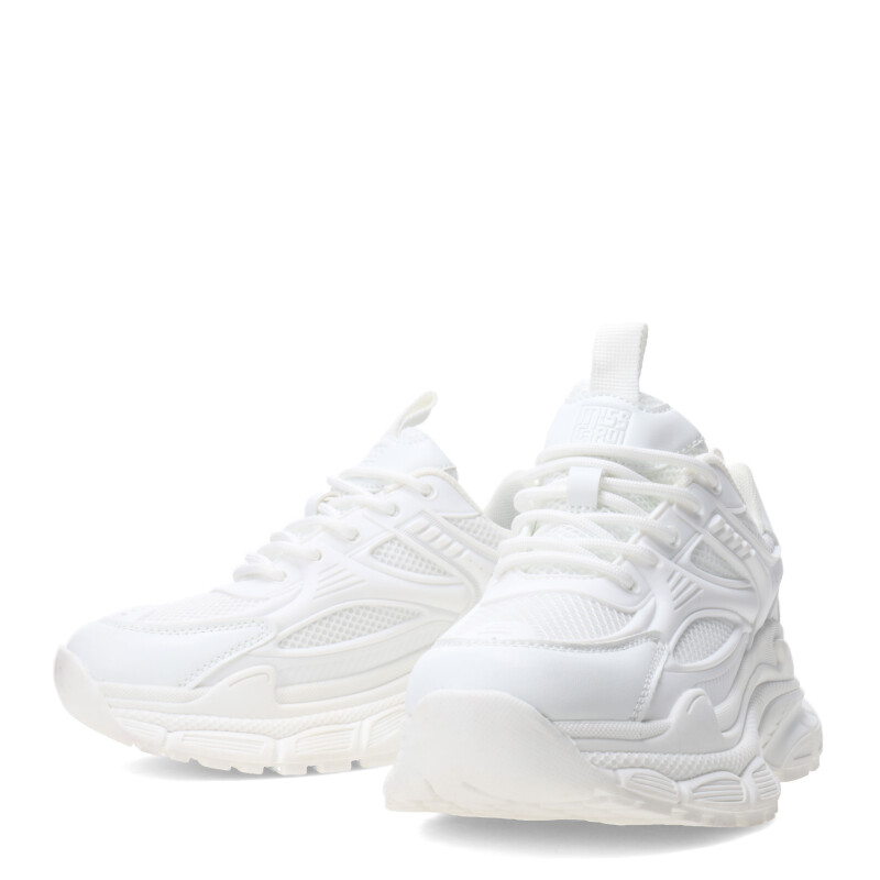 Championes de Mujer Miss Carol VESCOVO acordonado Blanco