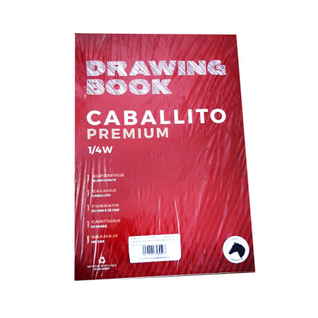 Block Dibujo 1/4 W X 10 hojas Caballito Premium 180 Grs (50cm x 35cm) Block Dibujo 1/4 W X 10 hojas Caballito Premium 180 Grs (50cm x 35cm)