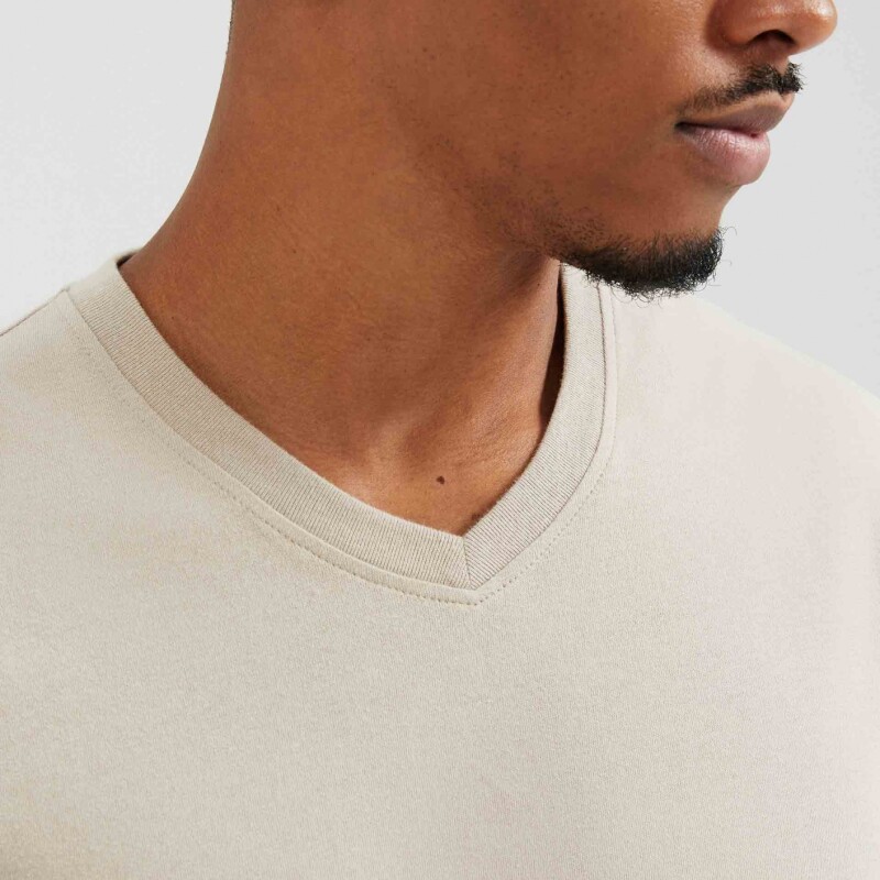 CAMISETA MM MASC MARROM CLARO