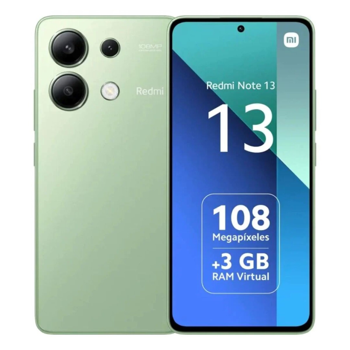 Xiaomi Redmi Note 13 4G 256gb 8gb Mint Green - VERDE-AGUA 