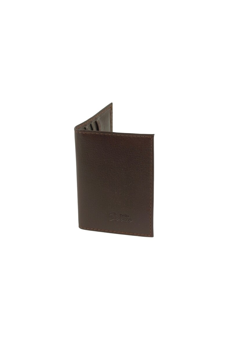 Porta documentos con visor Chocolate