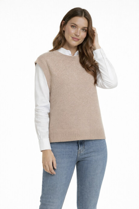 Chaleco Relora Taupe / Mink / Vison