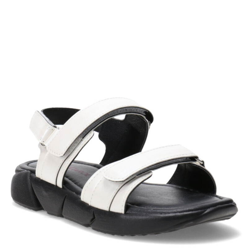 Sandalias de Niña MINI Miss Carol SEMIC con dos velcros Blanco