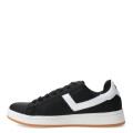 Championes de Hombre Pony Square Negro - Blanco