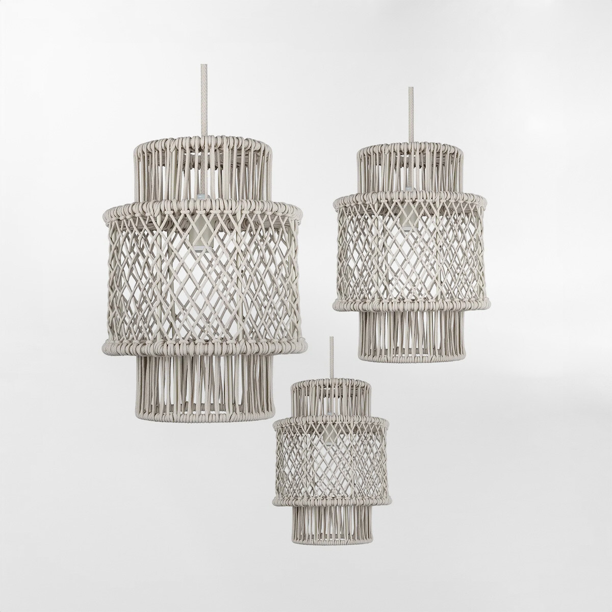 LUMINARIA DE TECHO KENIA BEIGE 