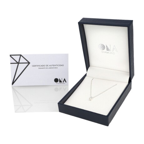 Conjunto de plata 925, PUNTO DE LUZcon diamante de 3 mm. Conjunto de plata 925, PUNTO DE LUZcon diamante de 3 mm.