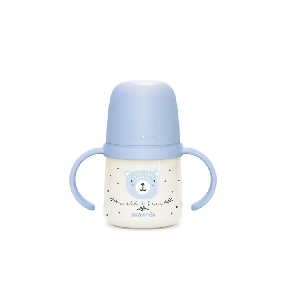 Vaso First Bottle SX PRO 6m+ SUAVINEX bear celeste