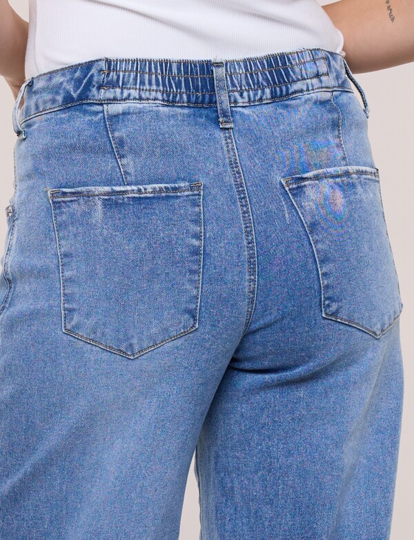 Jean Con Cintura Elastizada Posterior JEAN