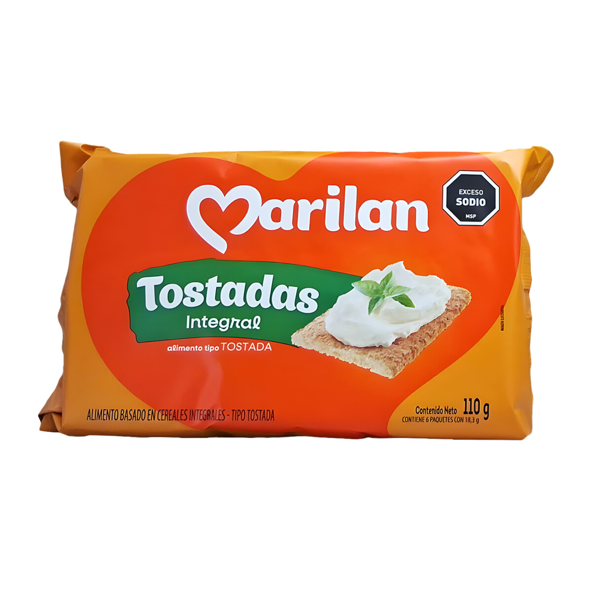 TOSTADAS. MARILAN 110 Grs - Integral 