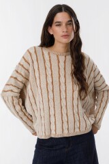 Sweater Oceano Crop Camel