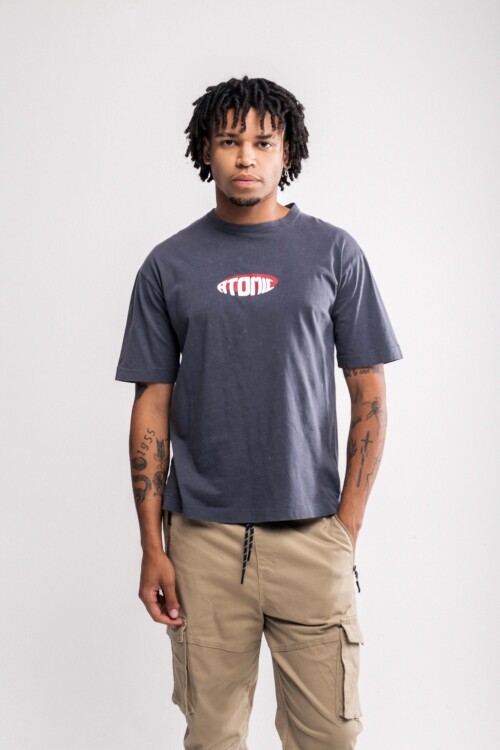 Remera estampada Lugo Gris