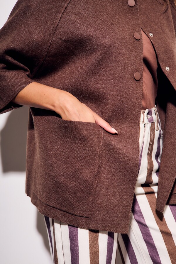 Cardigan Marrón