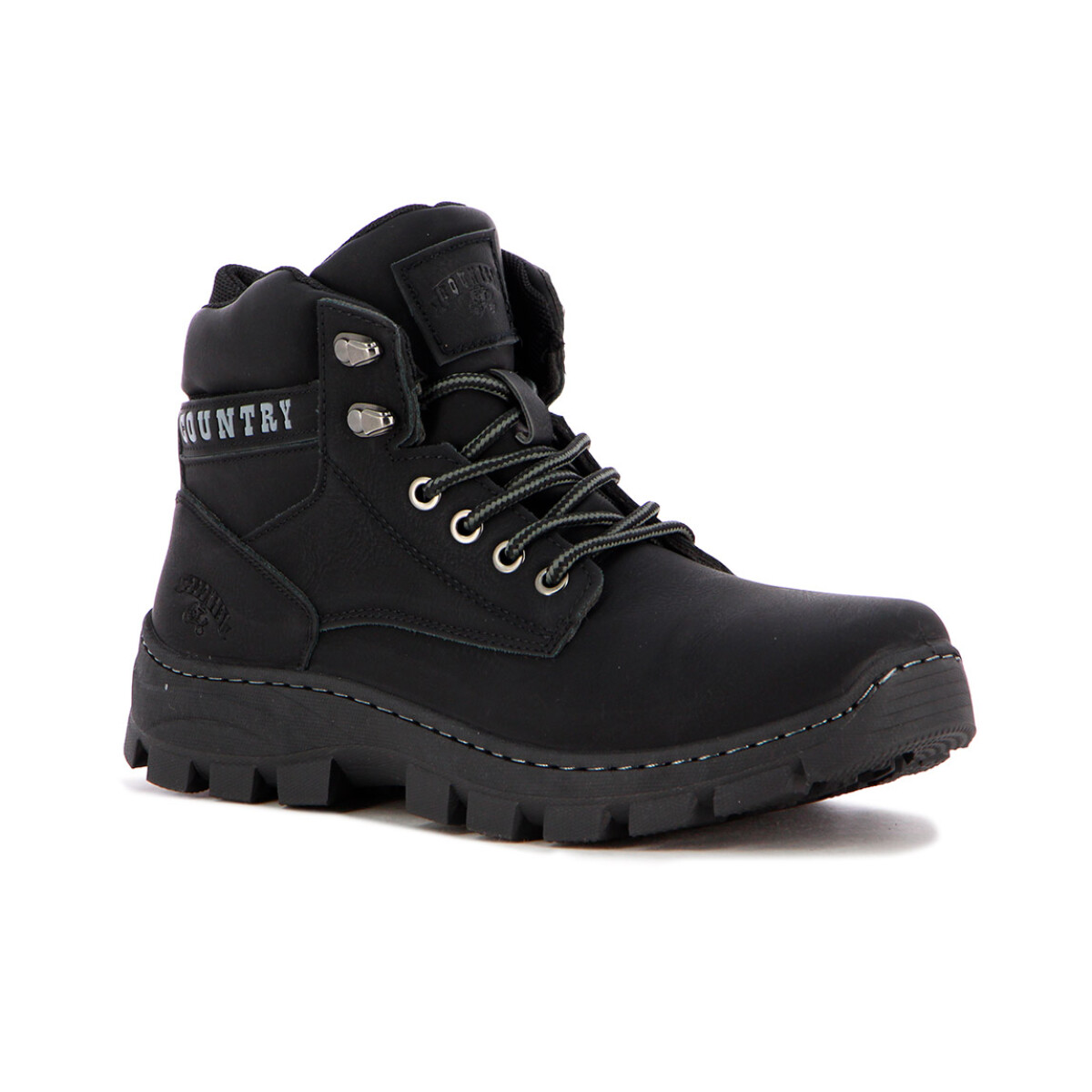 Country Bota Mount Acordonada - Negro 