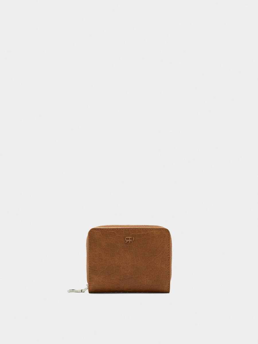 Cartera Con Grabado Animal Xs camel