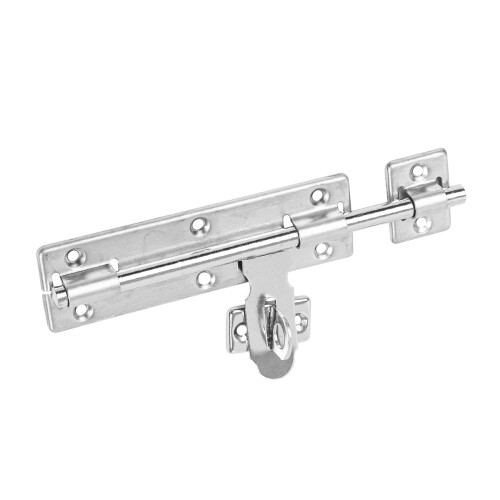 Pasador Metalico De Seguridad Plateado Puerta Traba 12cm Pasador Metalico De Seguridad Plateado Puerta Traba 12cm