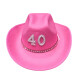 Sombrero Cowboy N°40 ROSA