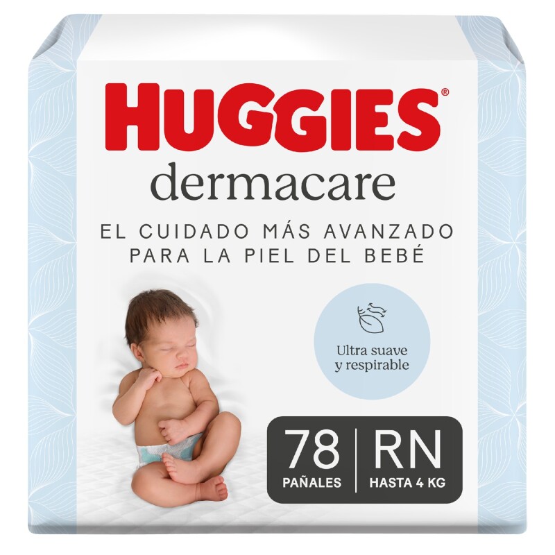 Pañales Huggies Dermacare Recién Nacido 78 Uds. Pañales Huggies Dermacare Recién Nacido 78 Uds.