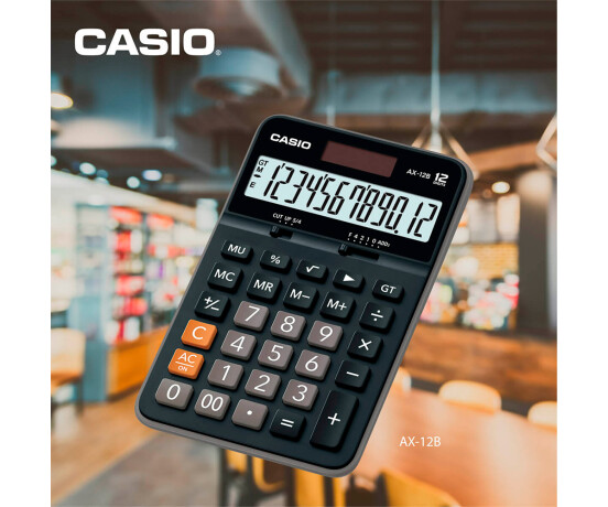Calculadora de Escritorio Casio AX-12B Pantalla Grande Calculadora de Escritorio Casio AX-12B Pantalla Grande