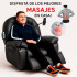 Sillón Masajeador Poltrona Con Control Remoto Y Soporte Para Celular GRIS