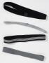 Vinchas Sets Classic Set De Vinchas Elásticas - Gris Medio