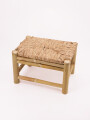BANCO BAMBU TEJIDO NATURAL