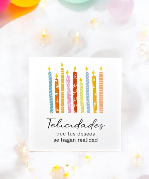 Tarjeta felicidades 10x10 DISEÑO 5
