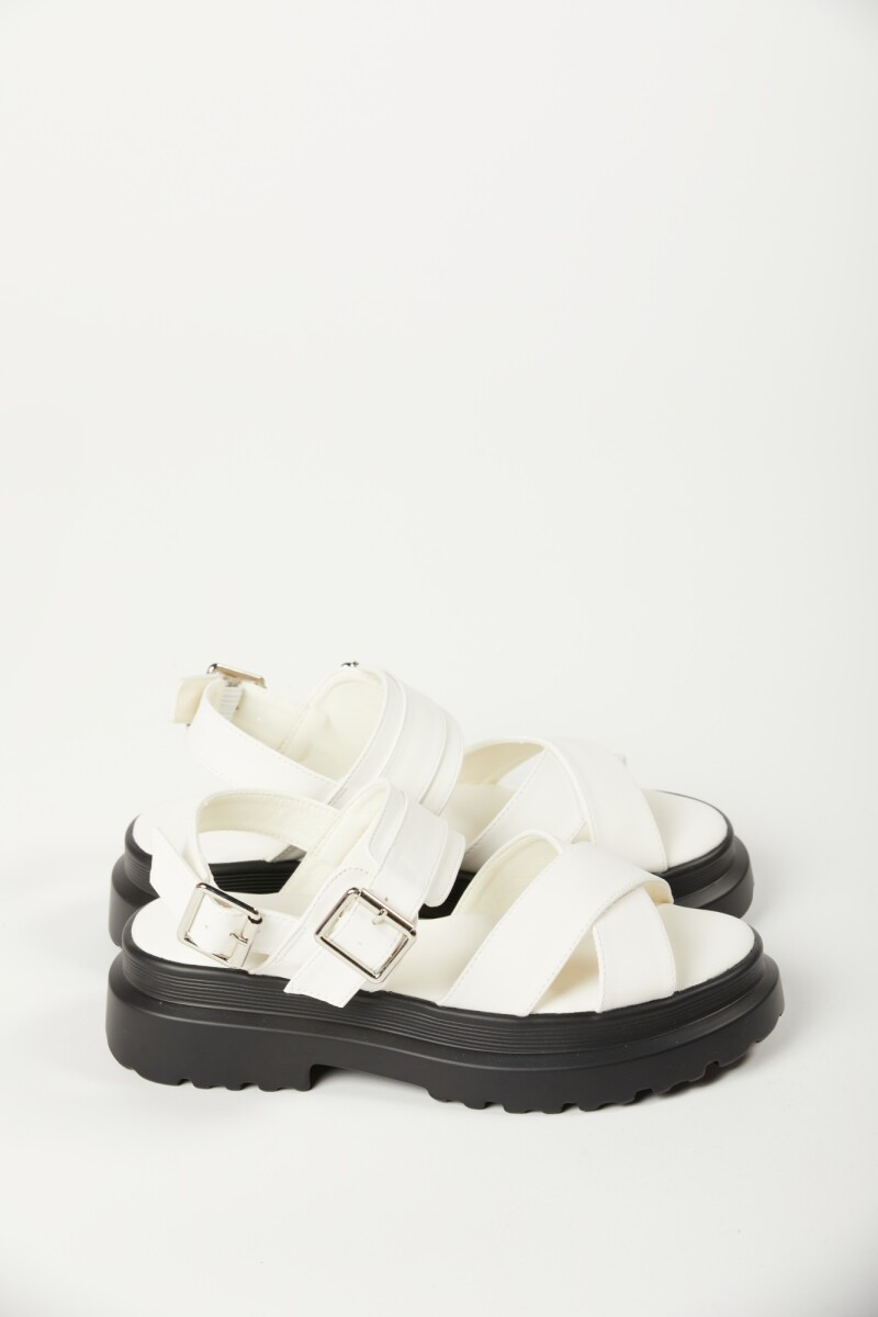 SANDALIAS ALISHA RUSTY - Blanco 