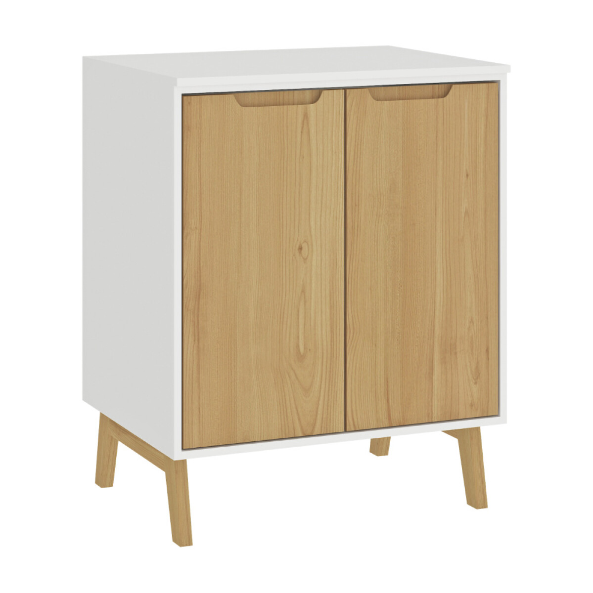 Mueble Alacena y Mesada de Cocina con estante en MDP - Madera - Línea Melilla - Blanco 