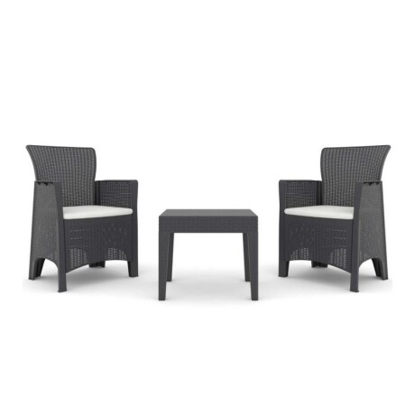 SET 3 PIEZAS EXTERIOR TROYA BALCONY ANTHRACITE SET 3 PIEZAS EXTERIOR TROYA BALCONY ANTHRACITE