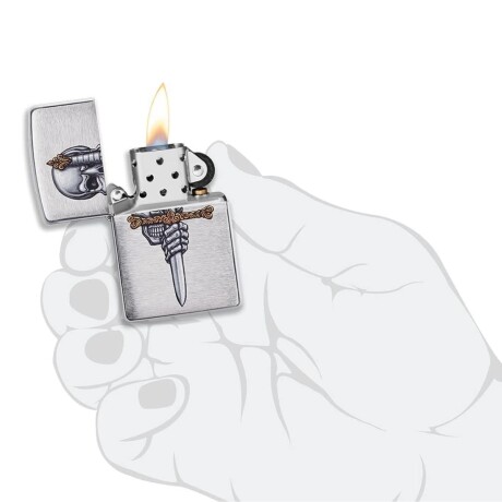Encendedor Zippo Sword Skull Design - 49488 Encendedor Zippo Sword Skull Design - 49488