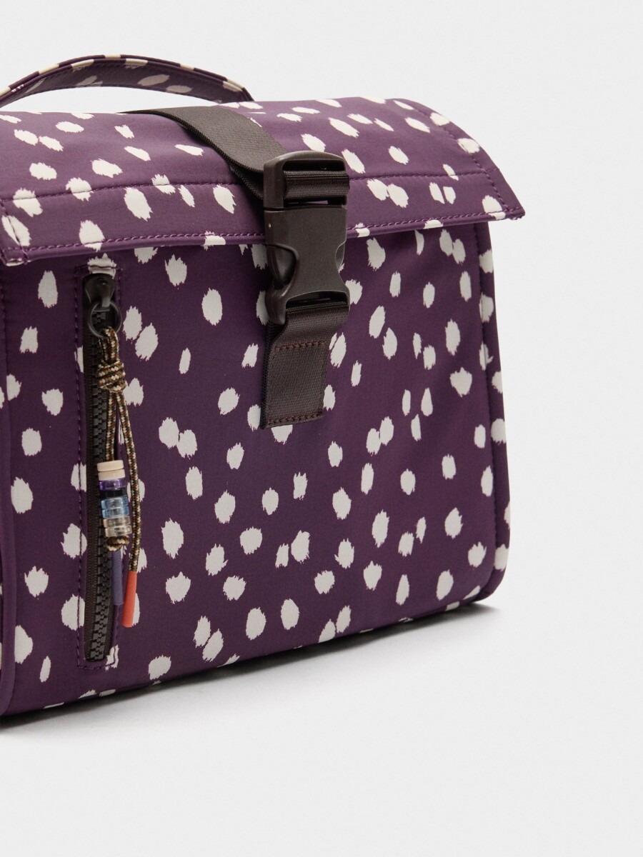 Bolsa Porta-Alimentos De Nylon Estampada multicolor