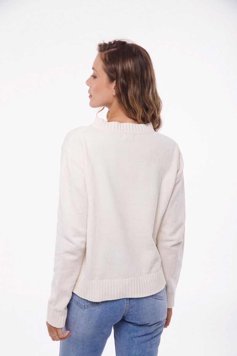 MEDIA POLERA AUGUSTA BLANCO