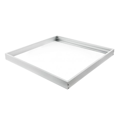 Marco cuadrado blanco para panel LED de 600x600mm IX2012