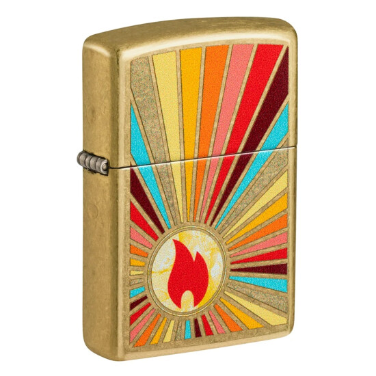 Encendedor ZIPPO 46957 C/Diseño Dorado 0