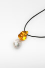 COLLAR RESINA Amarillo