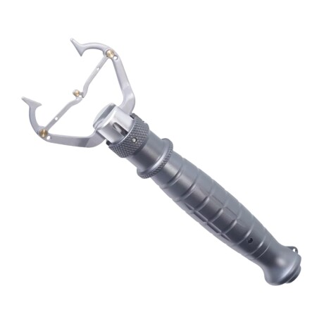 Pinza boga para pesca con balanza de 4Kg Gris