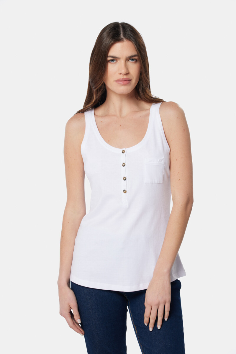 MUSCULOSA LISA - Blanco 