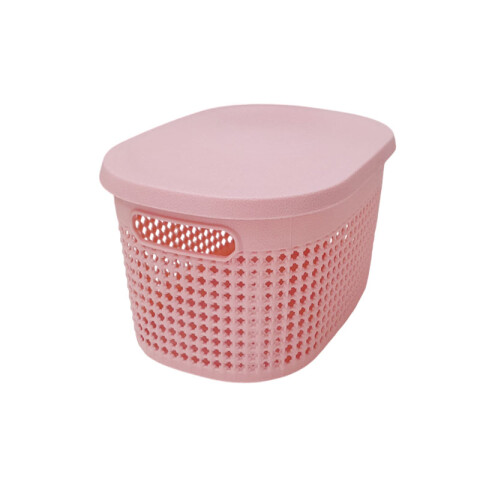 OUTLET Canasto Organizador c/ tapa 25x18x14cm Outlet Canasto Organizador C/ Tapa 25x18x14cm