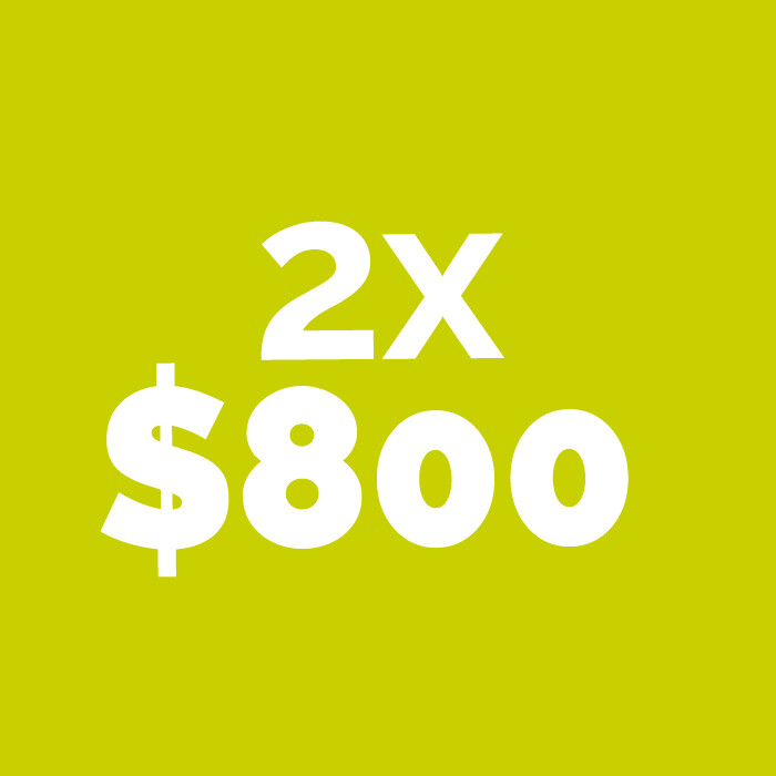 Promo 2x800