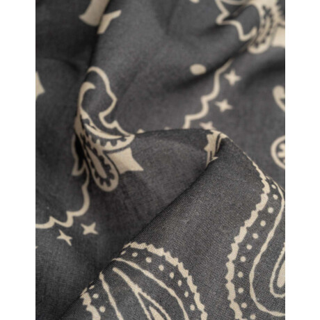 Pañuelo Estampa Paisley Burgundy Negro