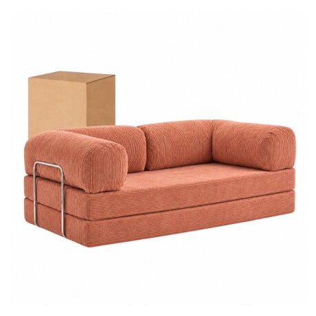 Sillón Cama 3 Cuerpos CloudNest Salmón
