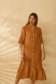 Vestido Margarita Camel